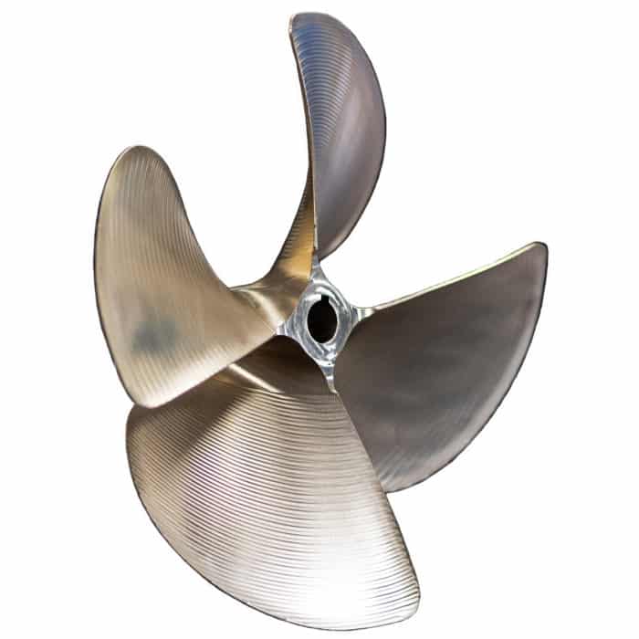 Acme 4 Blade RH Angle-PropMD | Propeller Sales & Repair - Aluminum, Stainless Steel, and Brass Propellers