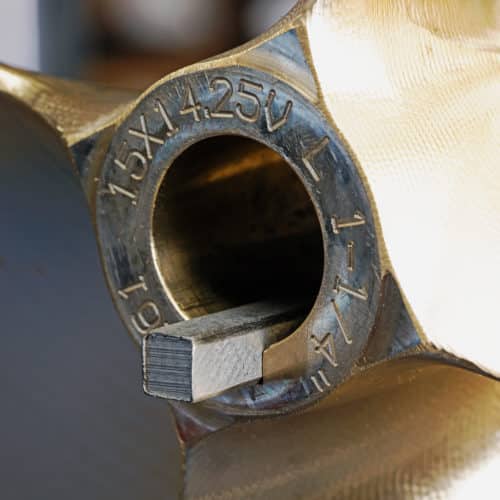 Acme 5024S Stainless Key With Prop-PropMD | Propeller Sales & Repair - Aluminum, Stainless Steel, and Brass Propellers