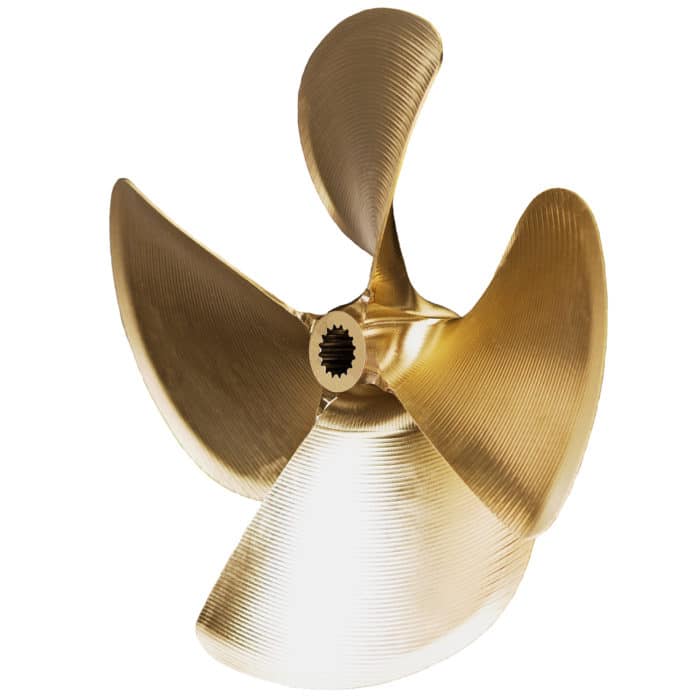 Acme 4 Blade LH Splined Angle-PropMD | Propeller Sales & Repair - Aluminum, Stainless Steel, and Brass Propellers
