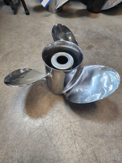 Used 14.25 X 21 3 Blade Stainless Steel, OMC Turbo