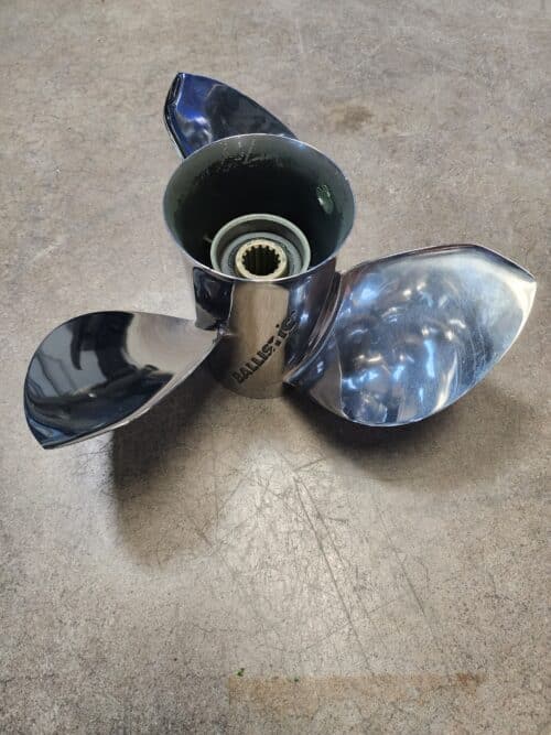 Used 13.6 X 15 3 Blade Stainless Steel, Michigan Wheel 335930 Ballistic