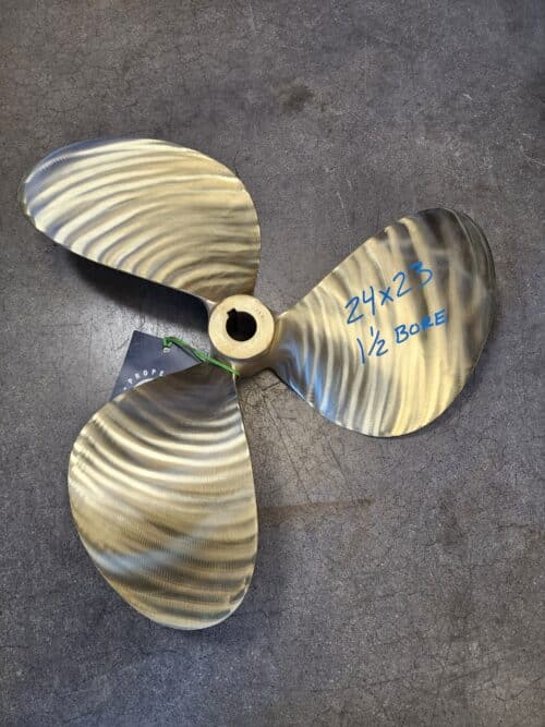 Used 24 X 23 3 Blade Bronze RH, Federal Dynajet, 1.5 bore