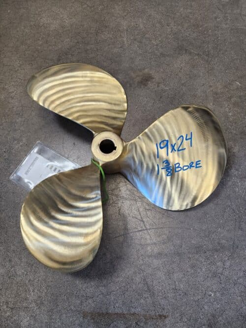 Used 19 X 24 3 Blade Bronze, RH, Federal Bronze, 1.375 bore