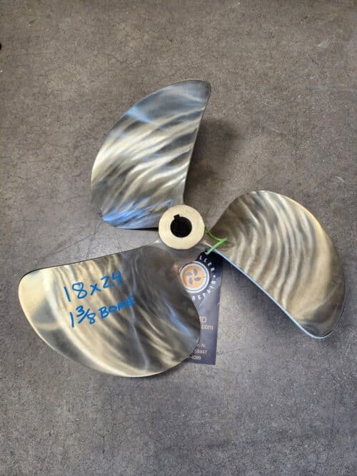 Used 18 X 24 3 Blade NiBrAl. LH, Federal 1.375 bore