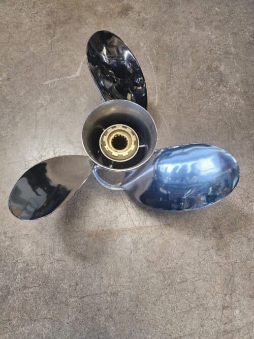 Used 14 X 25 3 Blade Stainless Steel, Mercury