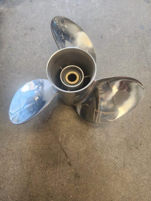 Used 14.8 X 19 3 Blade Stainless Steel, Solas 3551-148-19, new open box