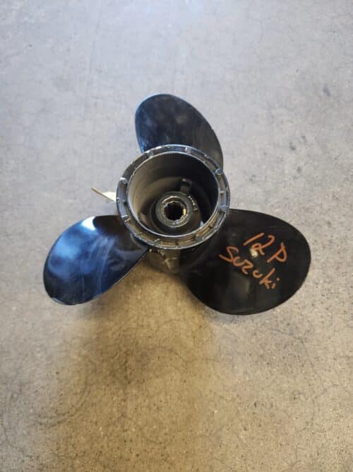 Used 10 X 12 3 Blade Aluminum, Suzuki 10 tooth