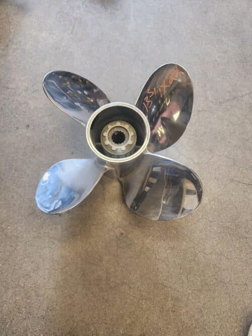 Used 13.75 X 24 4 Blade Stainless Steel, Mercury