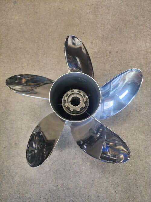 Used 12.5 X 24 5 Blade Stainless Steel, Mercury High five, 48-815746