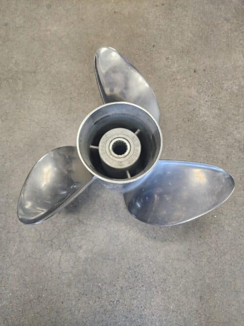 Used 14.75 X 19 3 Blade Stainless Steel, Evinrude Viper, 176627