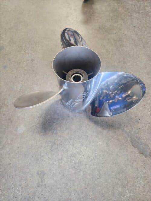 Reconditioned 14.375 X 27 3 Blade Stainless Steel, Right Hand, Quicksilver Mirage 48-18280-27